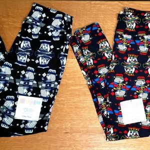 Two NEW Lularoe Poker Card Suite Vegas Pattern  OS
